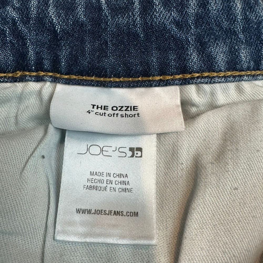 Joe's Jeans | The Ozzie 4" Cut Off Shorts Blue | Women's 33 - Picture 7 of 8